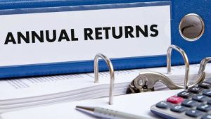 a folder with the name inscription annual returns