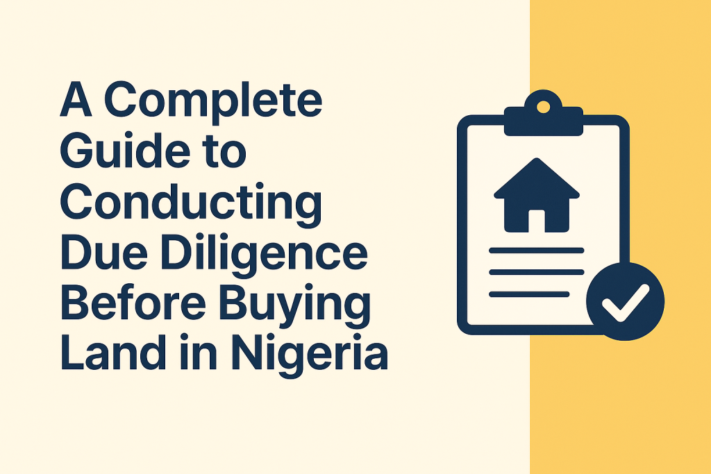 featured image for due diligence before buying land in Nigeria
