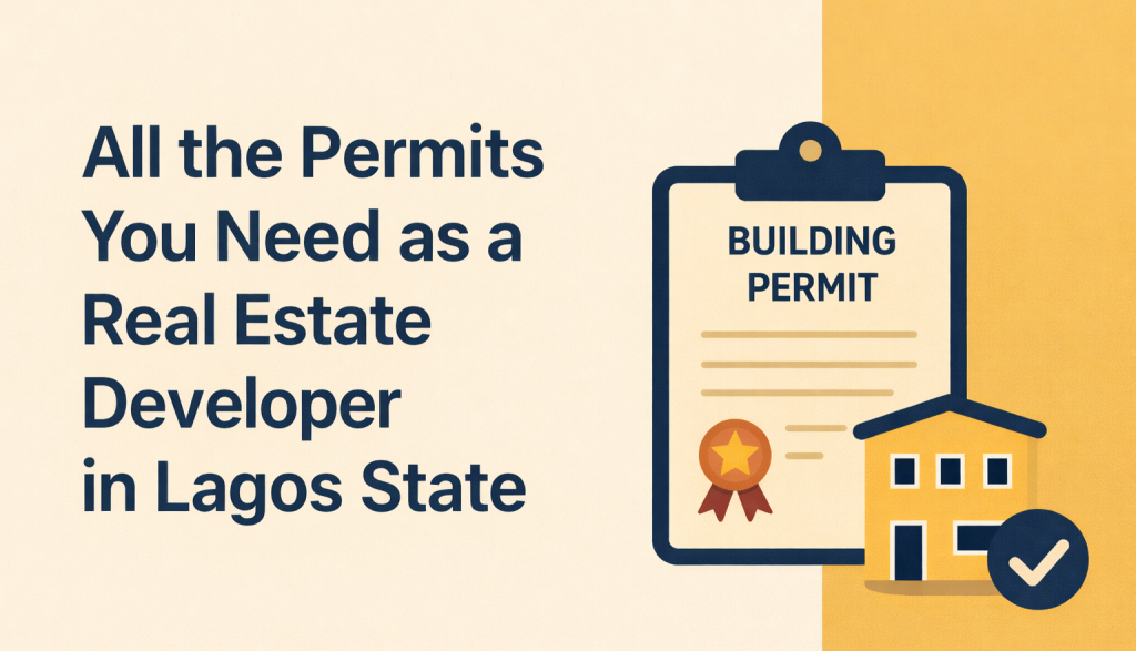 real estate permits in Lagos State for property developers