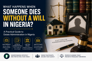 Dying without a will in Nigeria and the process of estate administration